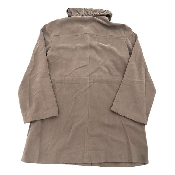 Pendleton Women's Brown 100% Silk Cinch Waist top Jacket, Size XS - Picture 5 of 7